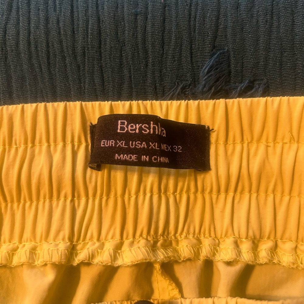 Bershka Kids Yellow Joggers - Picture 2 of 2